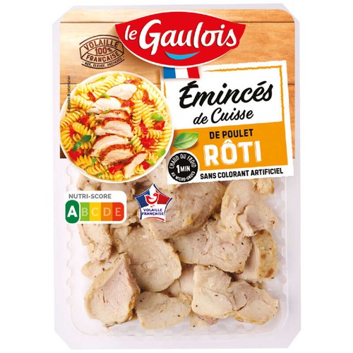 Le Gaulois Émincés De Cuisses De Poulet Nature