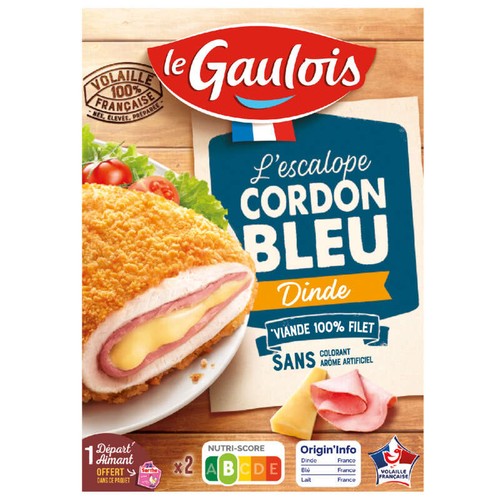 Le Gaulois Cordon Bleu De Dinde x2 200g
