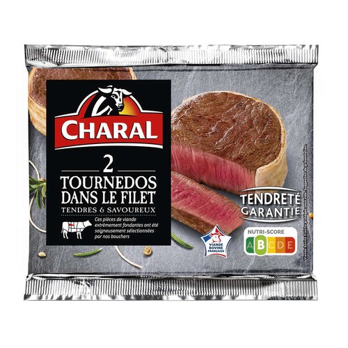 Charal Tournedos Dans Le Filet, Tendre Et Savoureux 2x140g