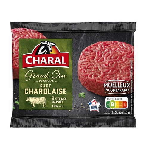 Charal Steak haché race Charolaise 2x130g