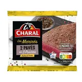 Charal Les Marinés Pave de Bœuf Tendre & Corsés aux 3 Poivres 2x130g