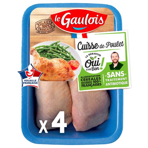Le Gaulois Cuisse De Poulet Blanc Satm 1kg