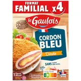 Le Gaulois Escalopes Cordon Bleu x4 400g