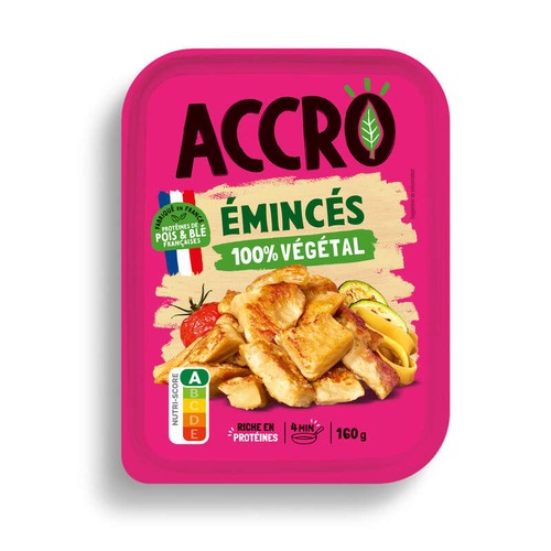 Accro à Cuisiner Émincés 100% végétal frais 160g