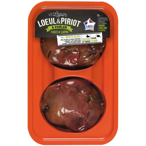 Loeul Et Piriot Le Malicieux Foie De Lapin environ 250g