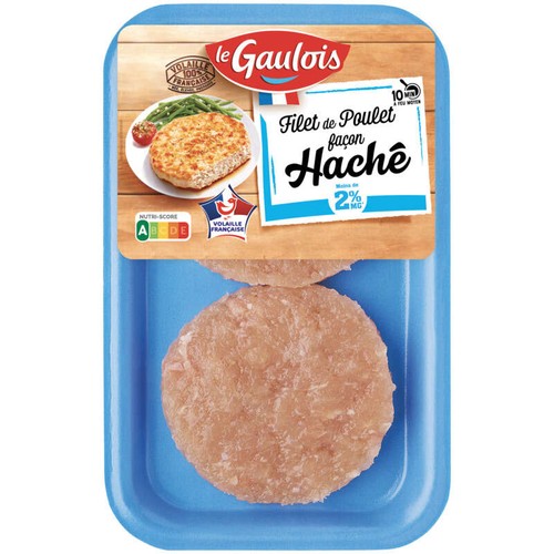 Le Gaulois Filet de Poulet Façon Haché *2 180g