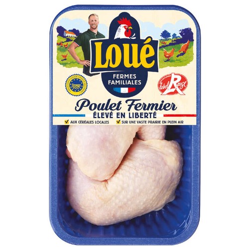 Loué Cuisse de Poulet Fermier Blanc 480g