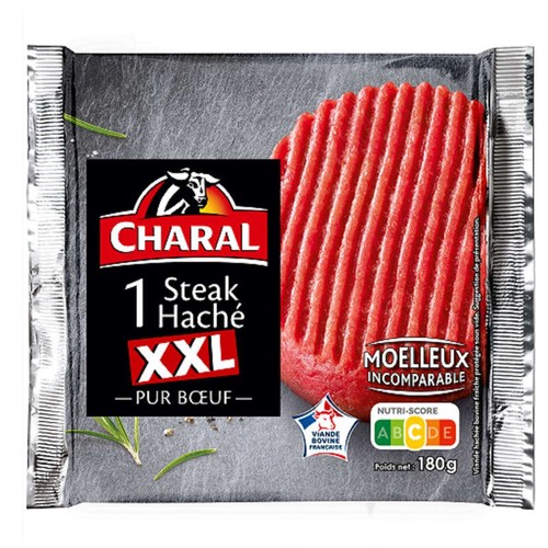 Charal Steack haché pur Bœuf XXL 180g