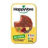 Happyvore 2 Steaks Végétaux & Gourmands 200g
