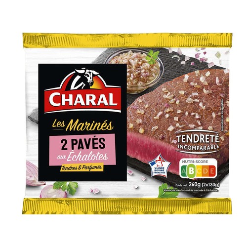 Charal Pavé de Bœuf à l'échalote 2x130g