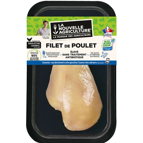 La Nouvelle Agriculture Filet De Poulet Jaune 150g