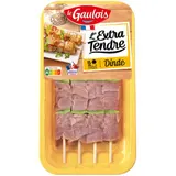 Le Gaulois l’Extra tendre brochettes de dinde x4 - 380g