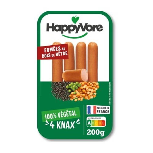 Happyvore 4 Knax végétales & gourmandes 200g