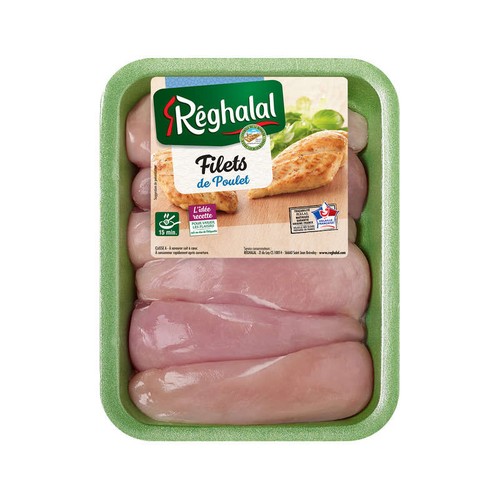 Reghalal Filets Poulet x6 800g