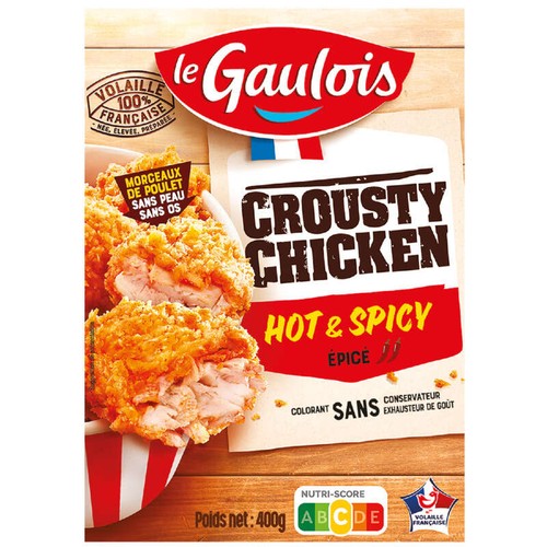 Le gaulois Crousty Chicken Hot & Spicy 400g