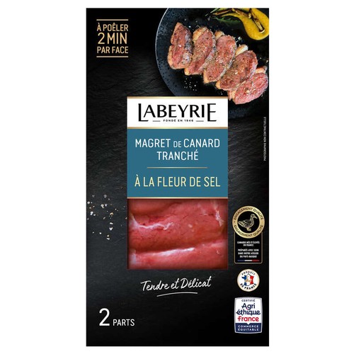 Labeyrie Magret de Canard en tranche nature - 240g