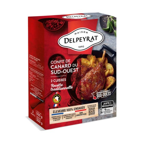 Delpeyrat Confit De Canard Du Sud-Ouest 550g
