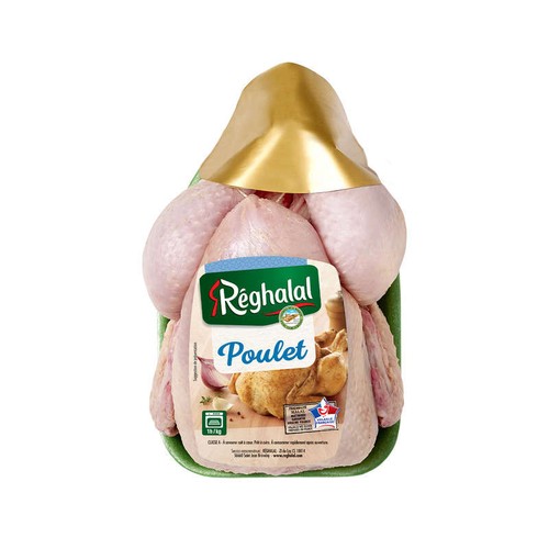 Reghalal Poulet Entier Blanc 1,2Kg