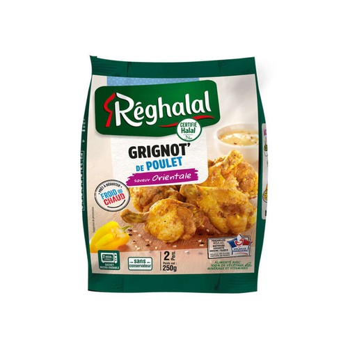 Réghalal Grignot’ de poulet cuites a l'oriental sachet 250g