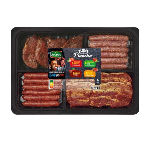 Socopa Plateau Eté Plancha BBQ Boeuf 700g
