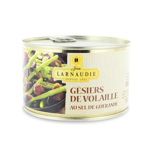 Jean Larnaudie Gésiers de volaille au sel de Guérande 385g