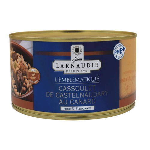 Jean Larnaudie Cassoulet au confit de canard 1350g