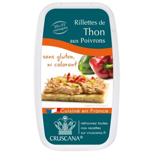 Cruscana Rillettes de Thon aux Poivrons 120g