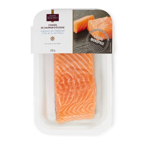 Monoprix Gourmet Pavé Saumon d’Ecosse 240g