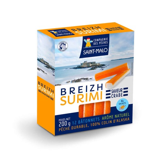 Compagnie Des Pêches Le Breizh Surimi Saveur Crabe 200g