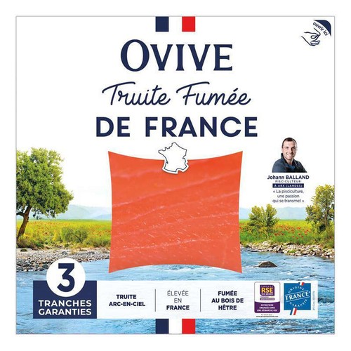 Ovive Truite Fumée De France Ovive 100g