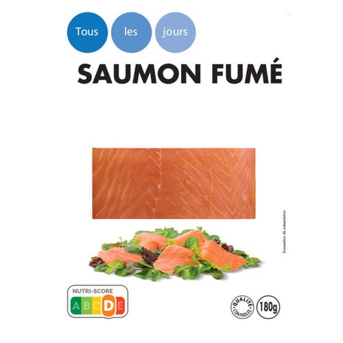 Tous Les Jours Saumon Fumé 180g