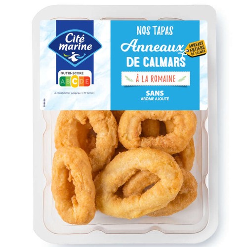 Cité Marine Anneaux de Calamars à la Romaine 180g