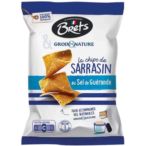 Brets Groix & Nature Chips de Sarrasin au Sel de Guérande 100g