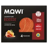 Mowi Saumon Fumé d'Ecosse Prestige x4 Cœurs de Tranches 120g