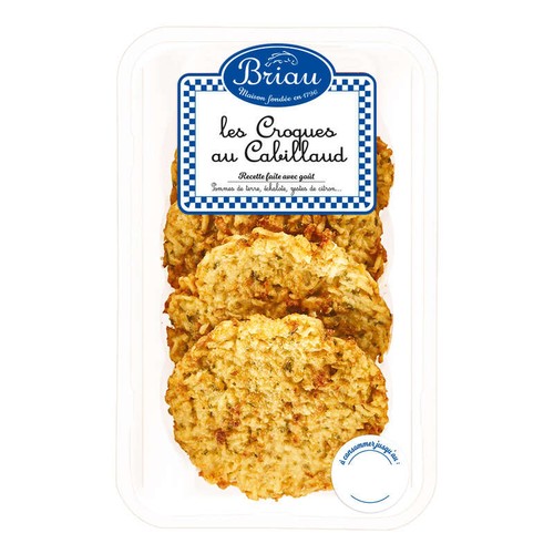 Maison Briau 4 croques cabillaud 400g