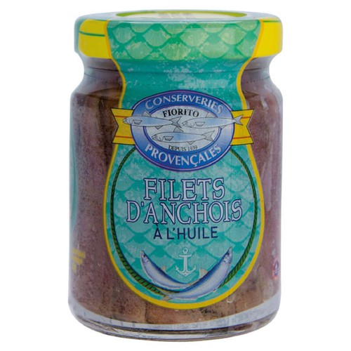 Conserveries Provençales Filets d'Anchois Allongés à l'Huile 105g