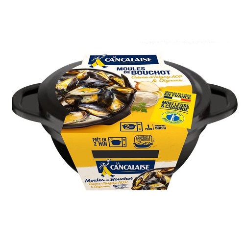 La Cancalaise Moules cuisinées à la crème 500g
