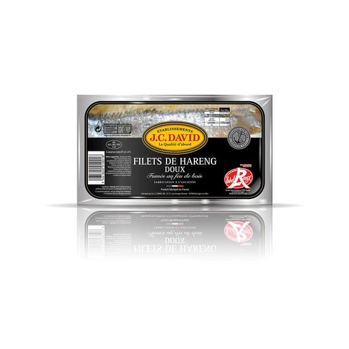 J.C. David Filets de Harengs, doux et fumés au bois de hêtre 200g