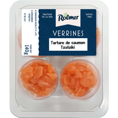 Rolmer Verrines Tartare de Saumon 140g
