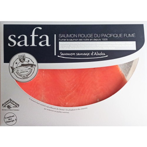 Safa Saumon Fumé bio atlantique x4 tranches 140g