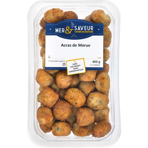 Mer & Saveur acras de morue 400g