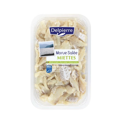 Delpierre Morue salée en Miettes Frais 400g