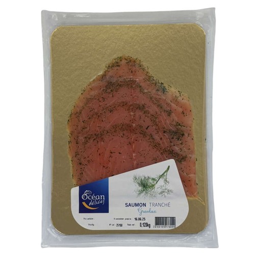 Océan Délices Saumon Tranché Gravlax Aneth 120g