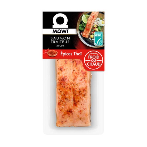 Mowi Saumon Mi-Cuit Epices Thaï ASC 220g