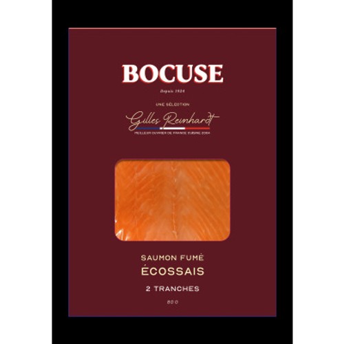 Bocuse Saumon Fumé écossais en tranches x2 - 80g