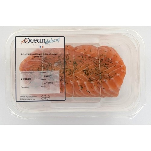 Océan Délices Rôti Saumon St-Jacques 380g