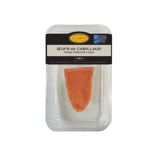 J.C David Œufs De Cabillaud Fumage Traditionnel 130g