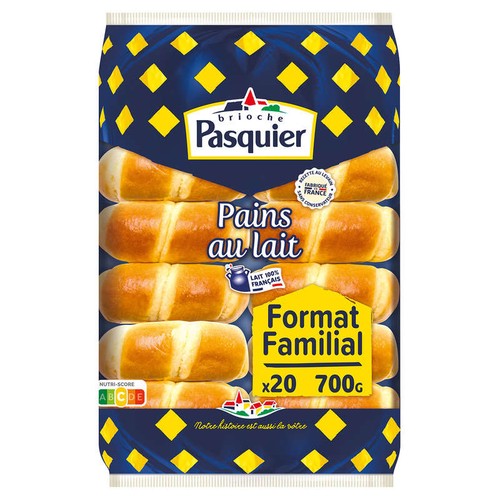 Brioche Pasquier - Pains au lait - x20 700g