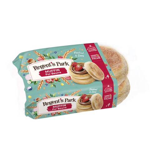 Regent's Park Muffins pur beurre x4 250g