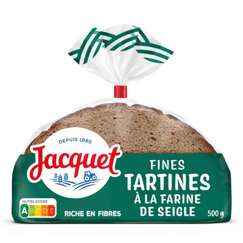 Jacquet Fines Tartines au Seigle 500g
